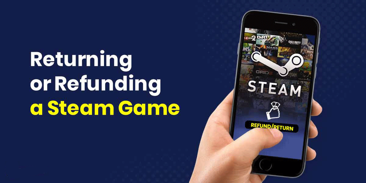 نحوه پس دادن بازی در استیم steam